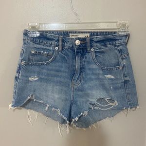 Garage jean shorts